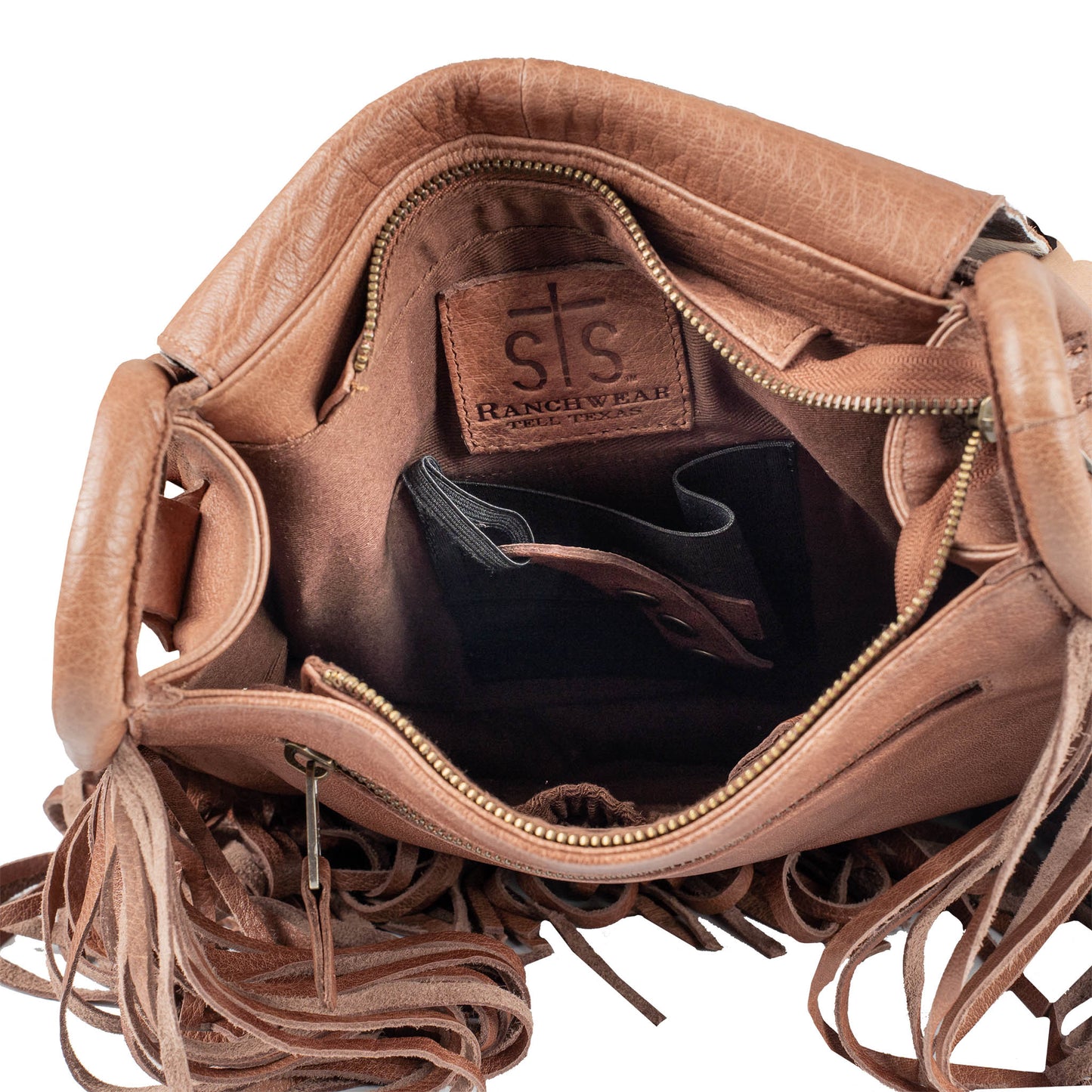 Indie Cowhide Saddle Bag Brown