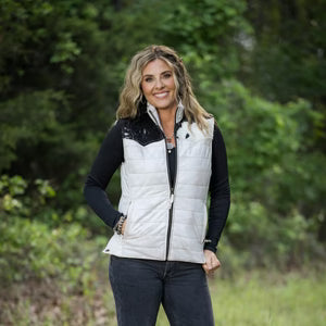 Women's Adalyn Vest - Cremello
