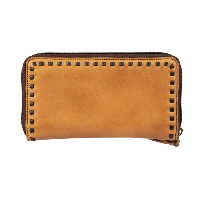 Bandera Tan Berkley Bifold Wristlet