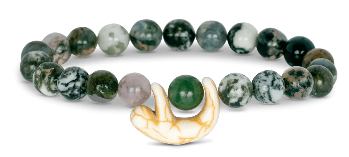 Wander Bracelet-Sloth Rainforest Green