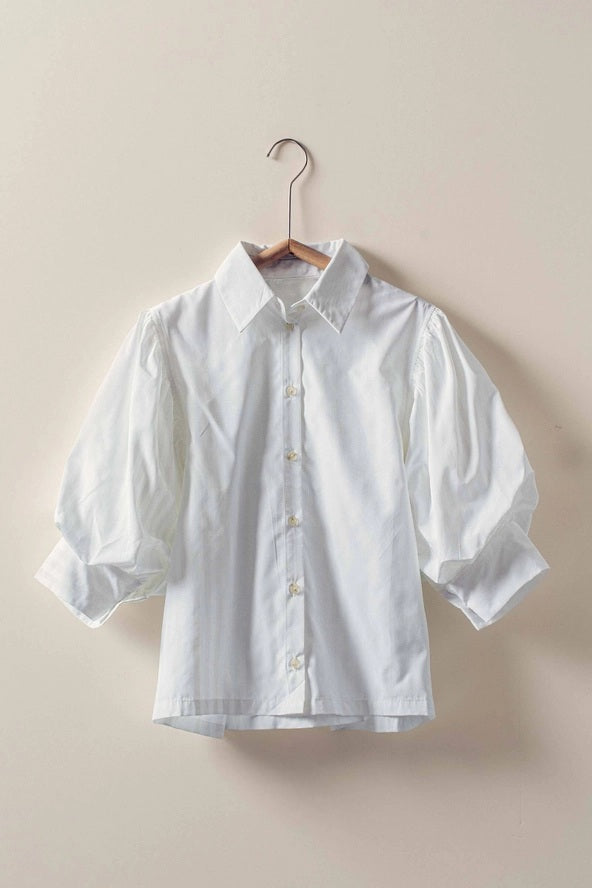 Western Boho White Stripe Shirt