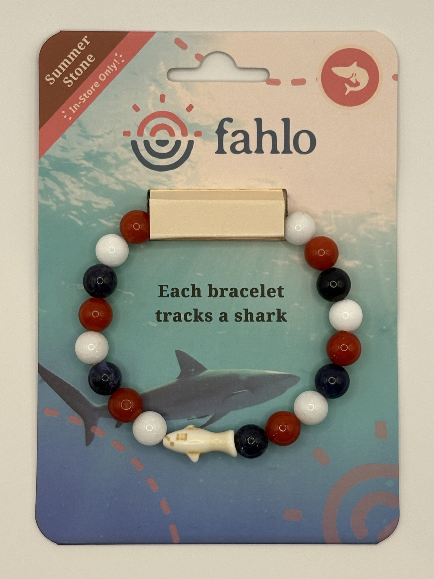 Fahlo The Voyage Bracelet – Shark Tracking Bracelet in Summer Stone