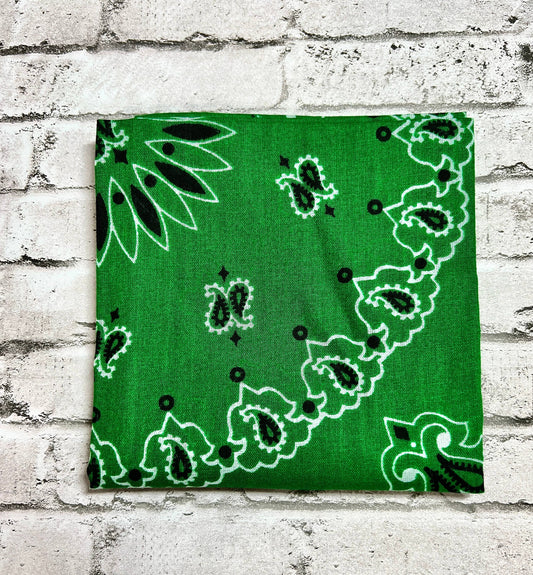 TX Bluebonnet Bandana: Green