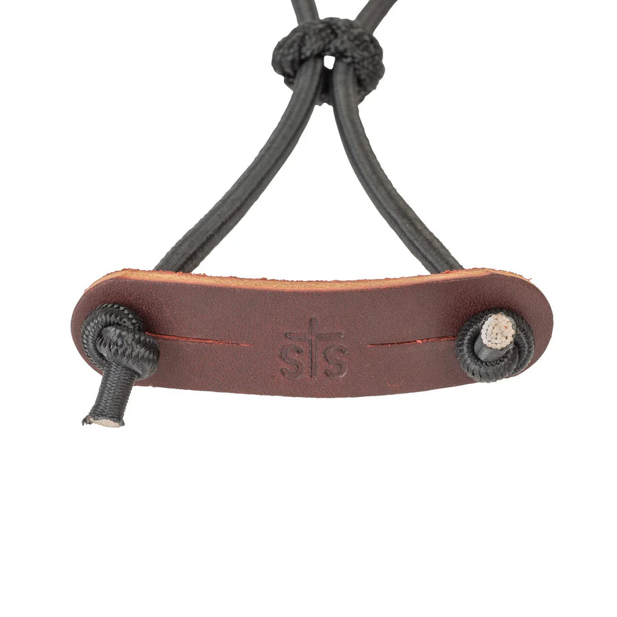 STS Black Bungee Rope Holder – Heavy-Duty Utility Strap for Ranch, Trailer & Gear Organization