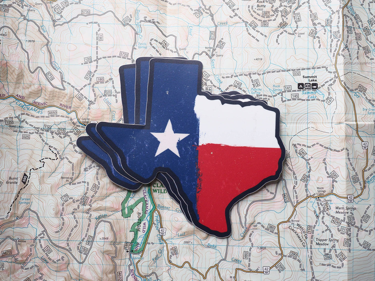 Classic Texas Flag Sticker
