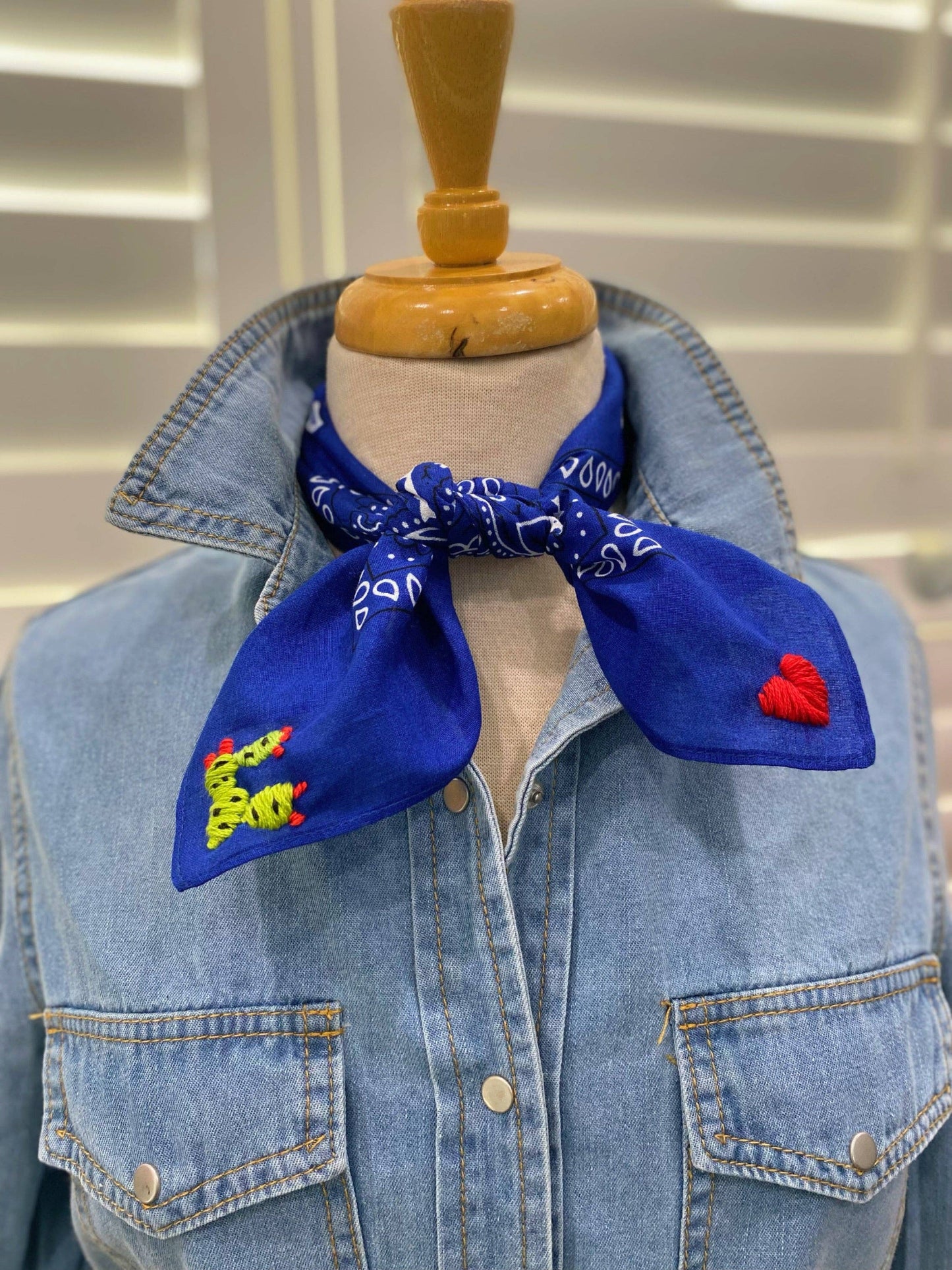 Pradera Black Cactus Bandana