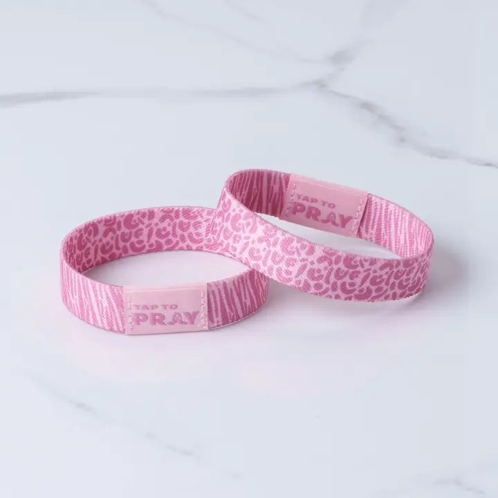 Tap To Pray Wristbands - Safari Rose