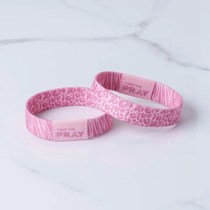 Tap To Pray Wristbands - Safari Rose