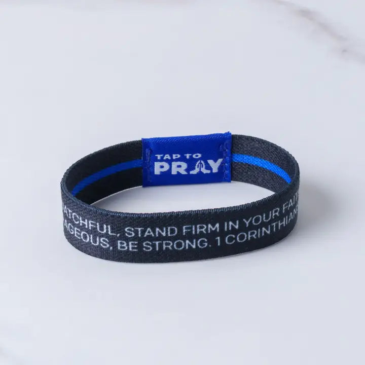 Tap To Pray Wristbands - First Responders/LE