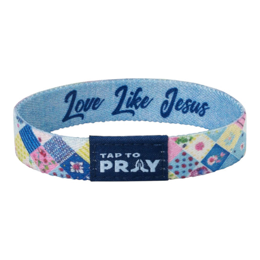 Tap To Pray Wristbands -Love Like Jesus