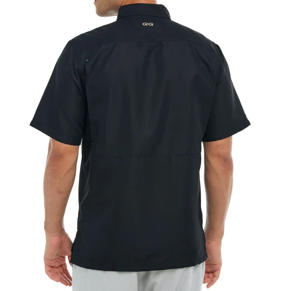 GameGuard Caviar Black Explorer Short Sleeve Shirt – Men's Performance Fishing & Outdoor Shirt