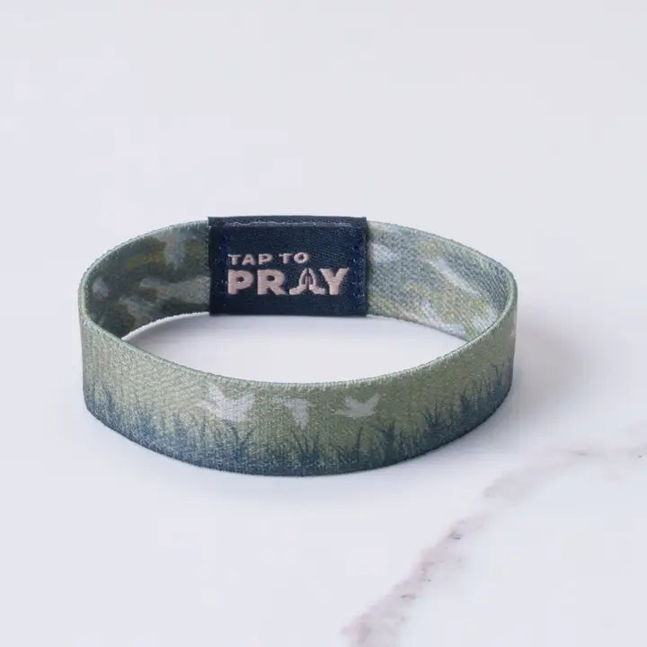 Tap To Pray Wristbands - Waterfowl Camo