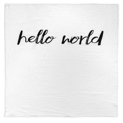 Swaddle Blanket -  Hello World