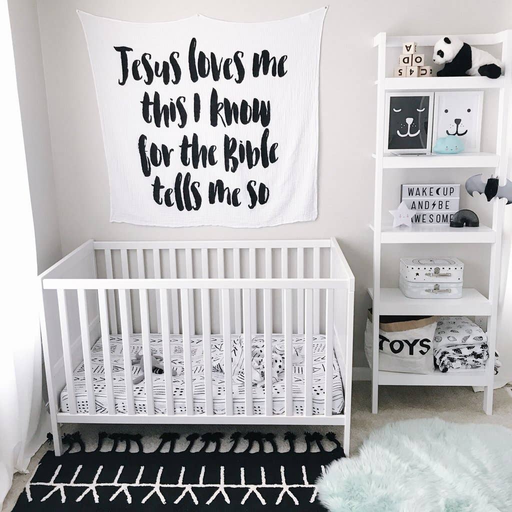 Swaddle Blanket - Jesus loves me