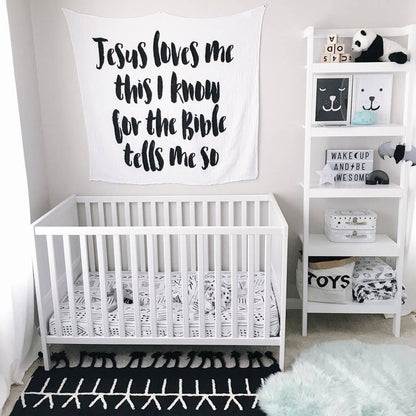 Swaddle Blanket - Jesus loves me