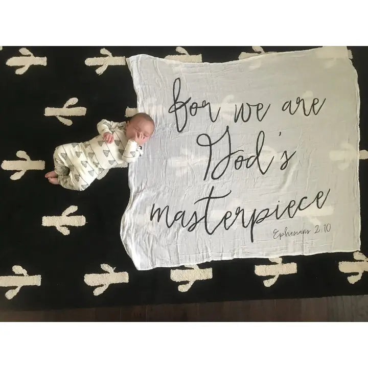 Swaddle Blanket - Ephesians 2:10