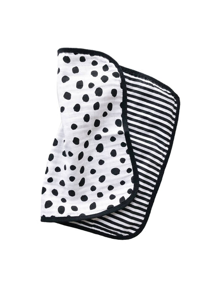 Burp Cloth Spots + Stripes