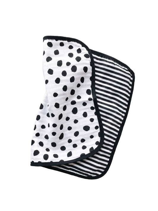 Burp Cloth Spots + Stripes