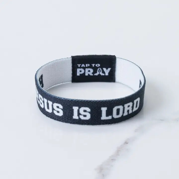 Tap To Pray Wristbands - Jesus Is Lord