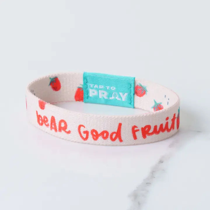 Tap To Pray Wristbands - Bear Good Fruit