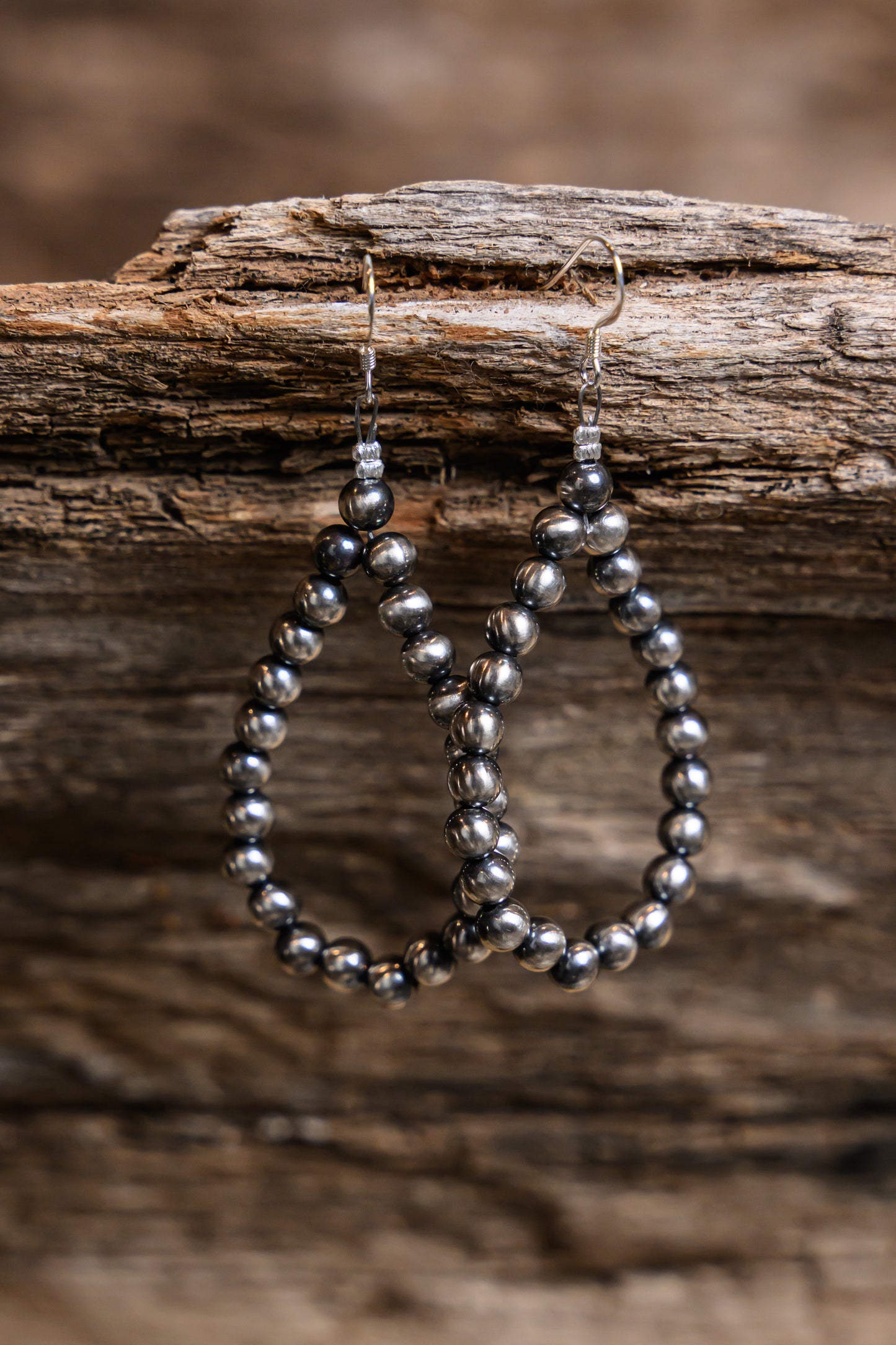 Western Pearl Teardrop Lg Earring