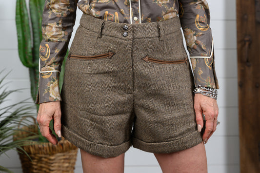 Holman Herringbone Shorts
