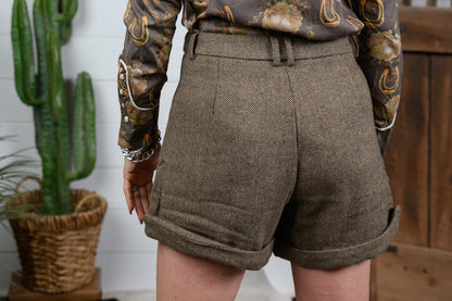 Holman Herringbone Shorts