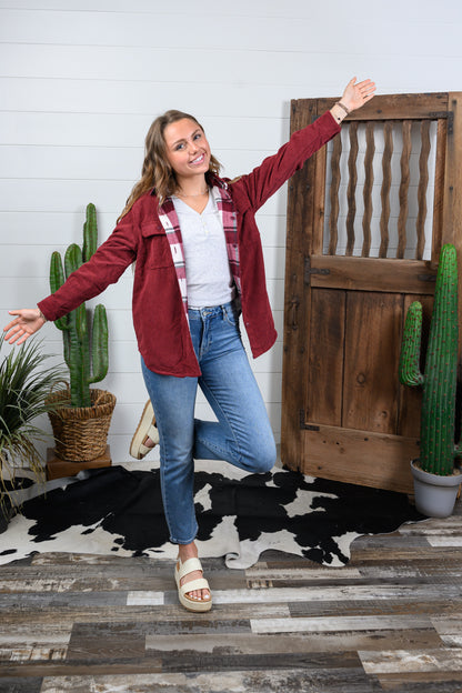 Corduroy Flannel Jacket