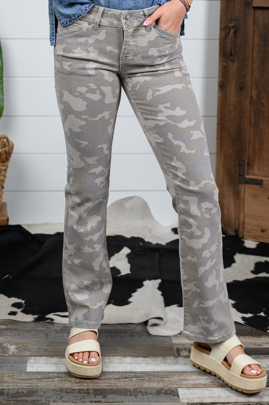 Tan Camo Ryan Bootcut