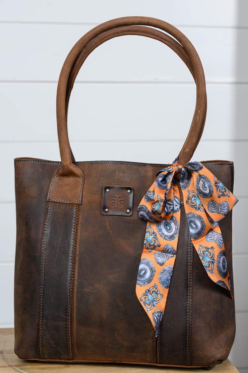 Turqs and Conchos Orange Twilly