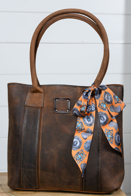 Turqs and Conchos Orange Twilly