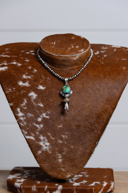 Sonoran Gold TQ Pomegranate Blossom Pendant