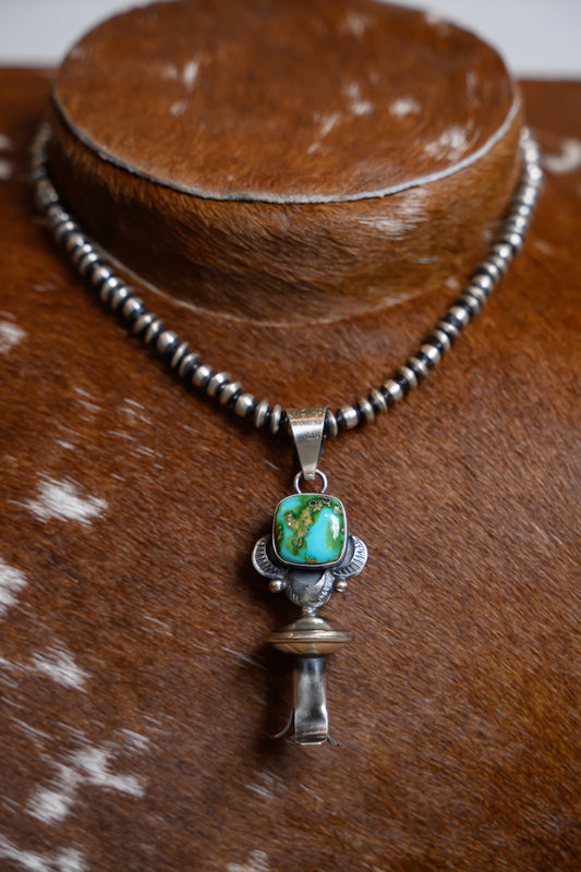 Sonoran Gold TQ Pomegranate Blossom Pendant