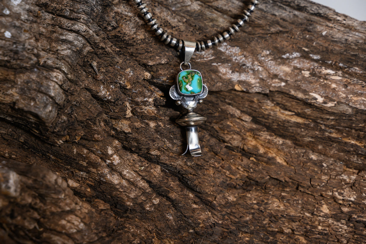 Sonoran Gold TQ Pomegranate Blossom Pendant