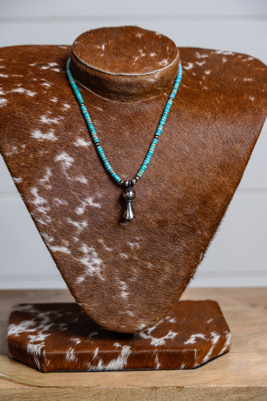 Heishi-Styled TQ Pomegranite Blossom