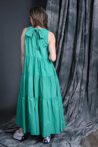 Pinch Green Tiered Maxi Dress