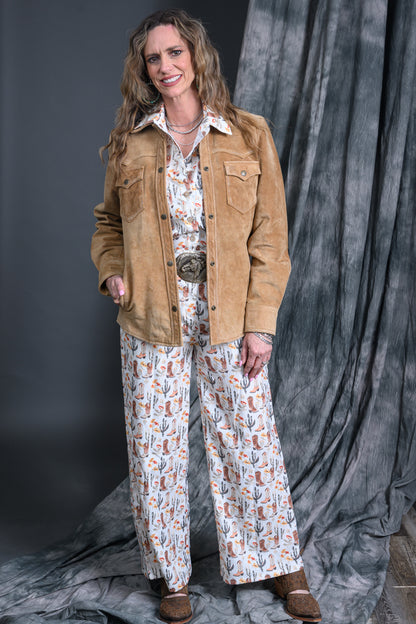 Howdy Hanny Desert Floral Jumpsuit