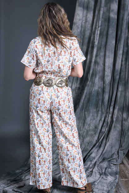 Howdy Hanny Desert Floral Jumpsuit