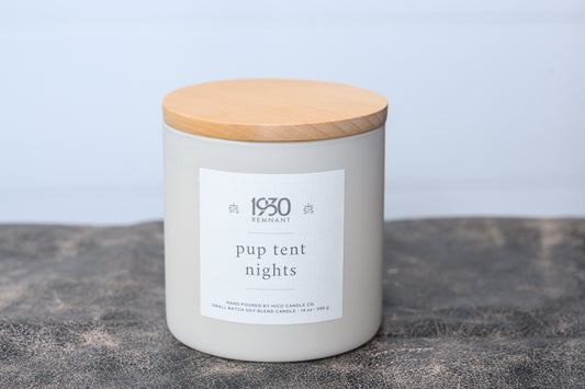 Pup Tent Nights Candle
