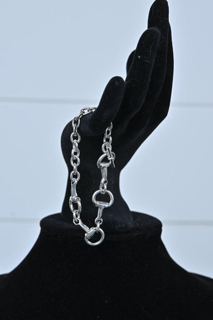 SS Snaffle Bit Toggle Bracelet