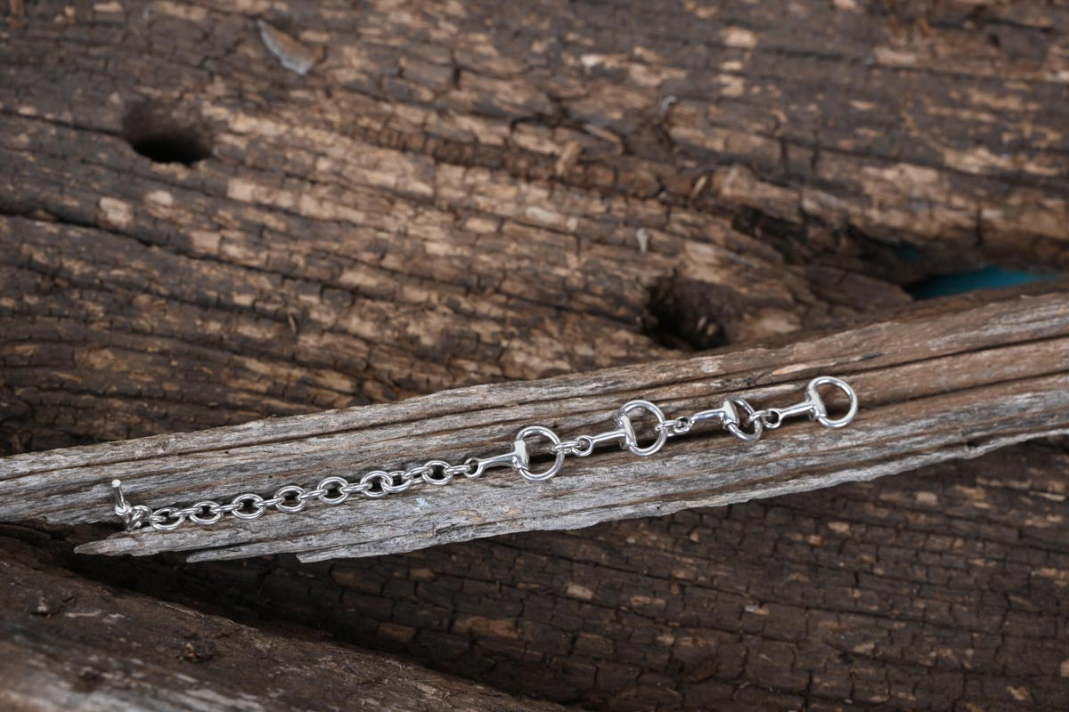 SS Snaffle Bit Toggle Bracelet
