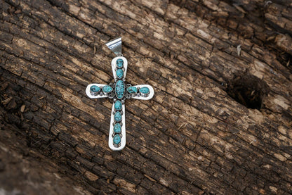 Turquoise Cross Pendant