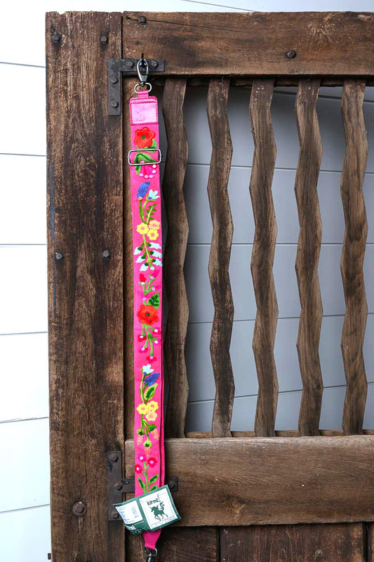 Pink & Floral Adjustable Strap