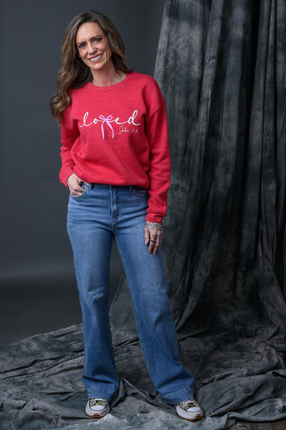 Loved Bow Sweatshirt