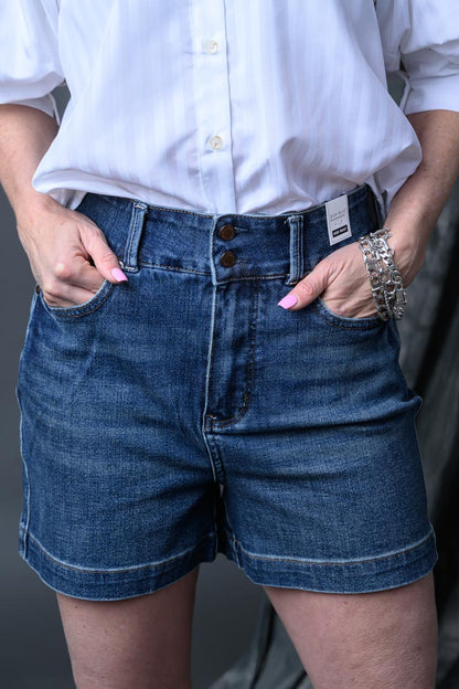 High Waisted Tummy Control Slim Shorts