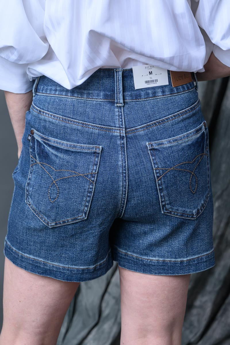 High Waisted Tummy Control Slim Shorts