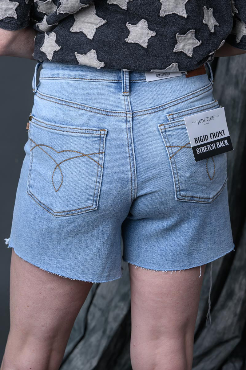 Mid-Rise RM Dad Shorts Double Pocket