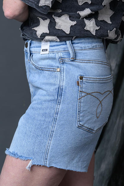 Mid-Rise RM Dad Shorts Double Pocket