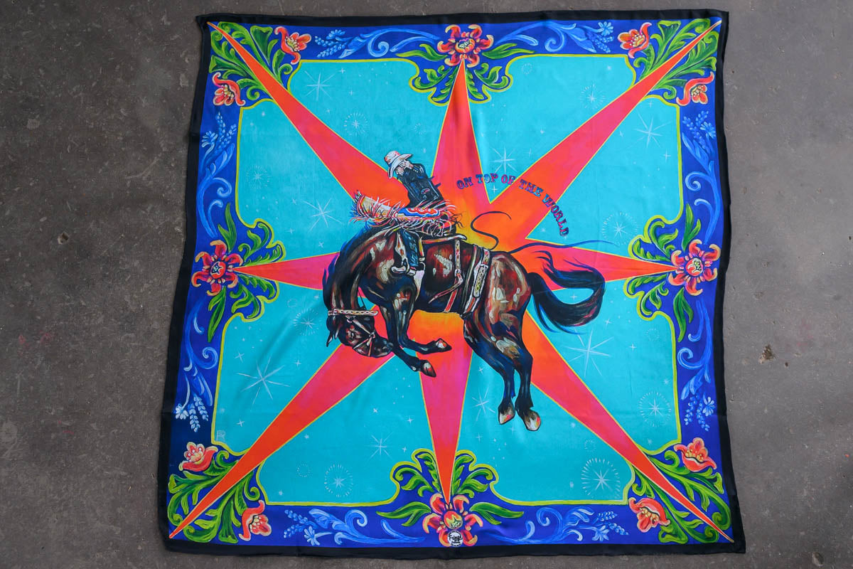 On Top of the World - Long Tall Silk Scarf