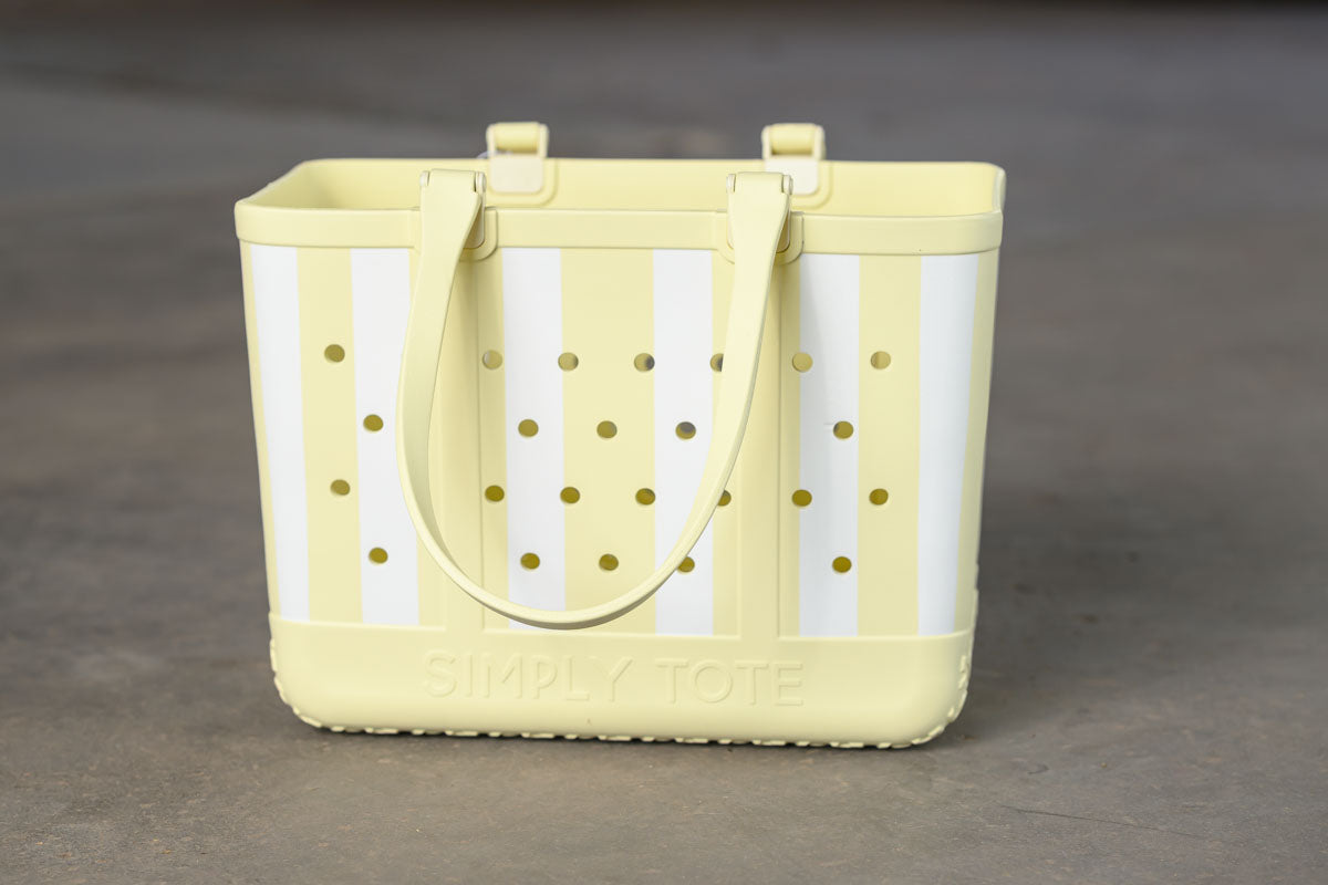 Simply Tote - Lemon Stripe